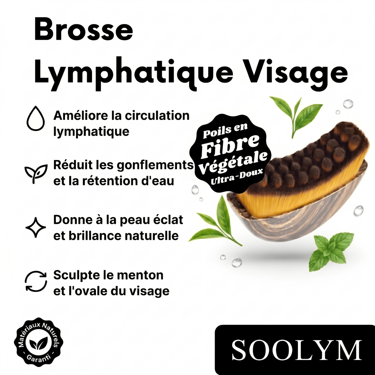 Brosse lymphatique faciale Soolym ™ - Soolym